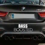 BASS Boosted avto nalepka