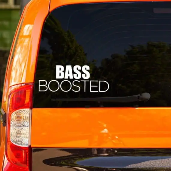 BASS Boosted avto nalepke