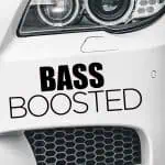 BASS Boosted nalepka za avto