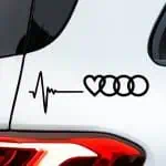 Nalepka AUDI BITJE SRCA