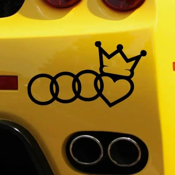 Nalepka AUDI kraljica