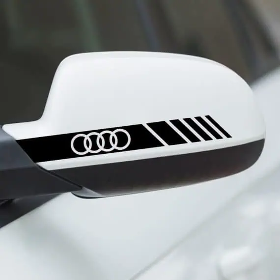 Nalepka AUDI logo za stranska ogledala