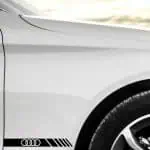 Nalepka AUDI logo za stranski del avtomobila