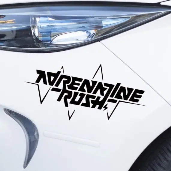 Nalepka Adrenaline Rush za avto