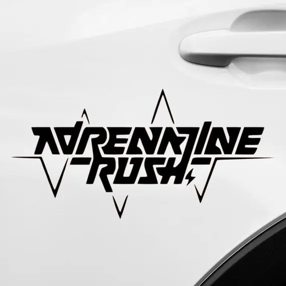 Nalepka Adrenaline Rush za avtomobile