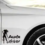 Nalepka Audi lady driver za avtomobile