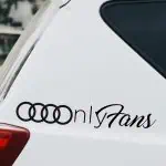 Nalepka Audi only fans