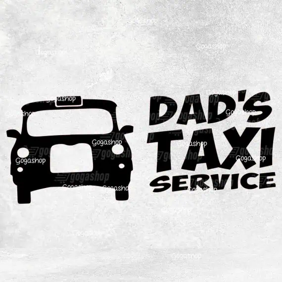 Nalepka Dads Taxi Service