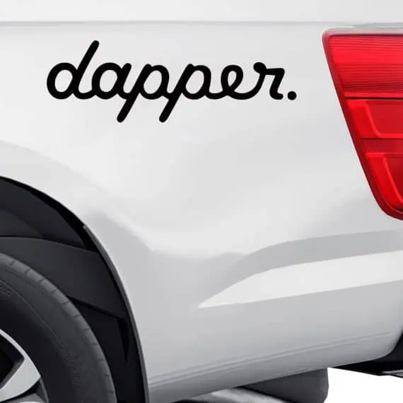 Nalepka Dapper za avto