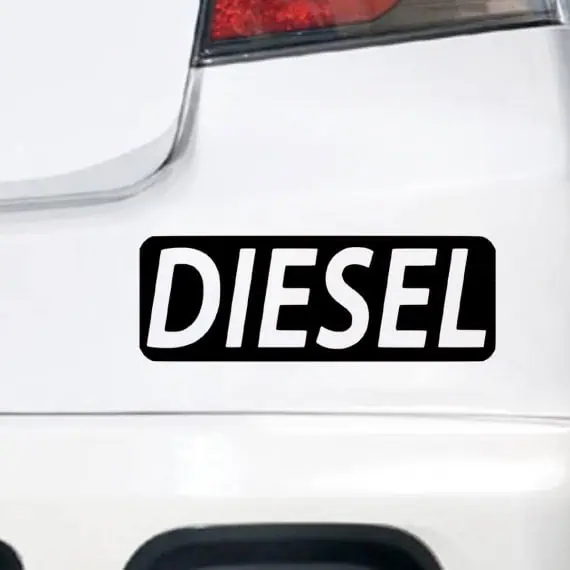 Nalepka Diesel za avtomobile