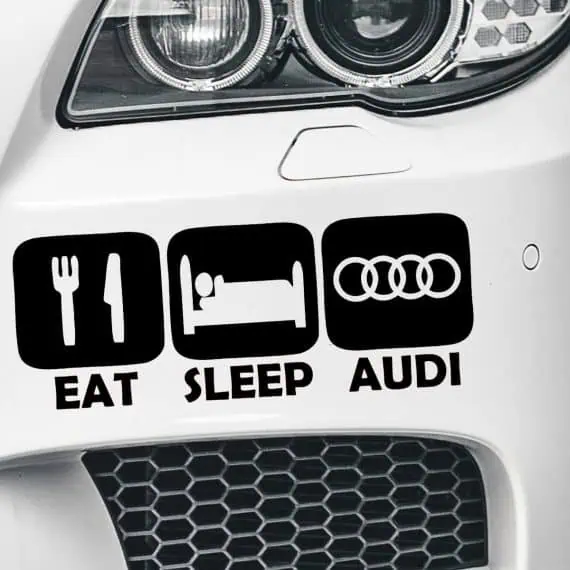 Nalepka EAT SLEEP AUDI