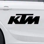 Nalepka KTM za avto in motoriste