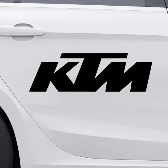 Nalepka KTM za avto in motoriste