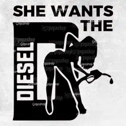 Nalepka She wants the DIESEL
