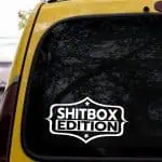 Nalepka Shitbox EDITION za avtomobile