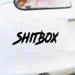 Nalepka Shitbox za avto