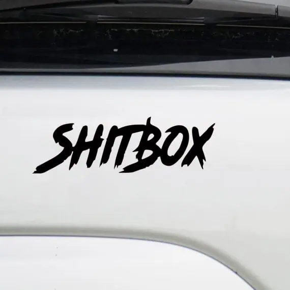 Nalepka Shitbox za avtomobile