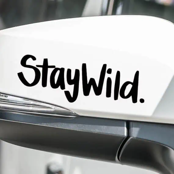 Nalepka Stay Wild za avto