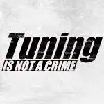 Nalepka Tuning is not a crime