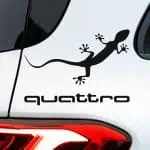 Nalepka logo AUDI QUATTRO s kuščarjem