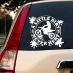 Nalepka motocross A little dirt never hurt