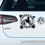 Nalepka motocross A little dirt never hurt za avto