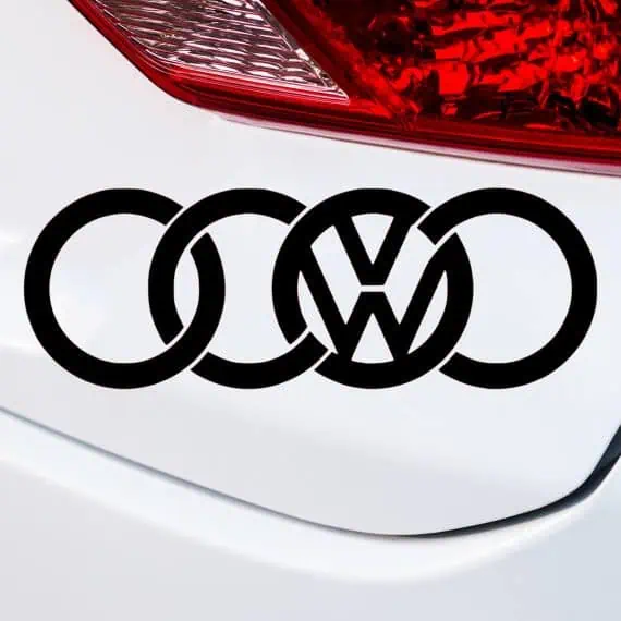 Nalepka za avto AUDI VW