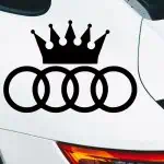 Nalepka za avto AUDI kralj