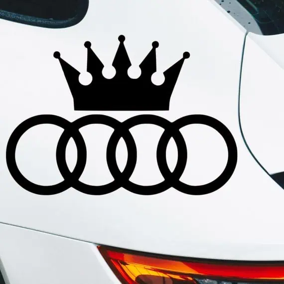 Nalepka za avto AUDI kralj