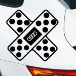 Nalepka za avto AUDI obliž