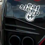 Nalepka za avto BMW eat sleep