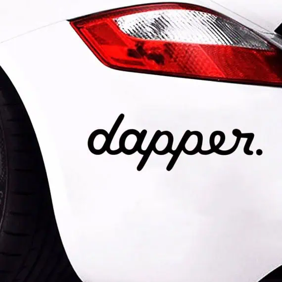 Nalepka za avto Dapper