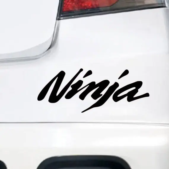 Nalepka za avto Ninja Kawasaki