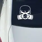 Nalepka za avto SUZUKI lobanja