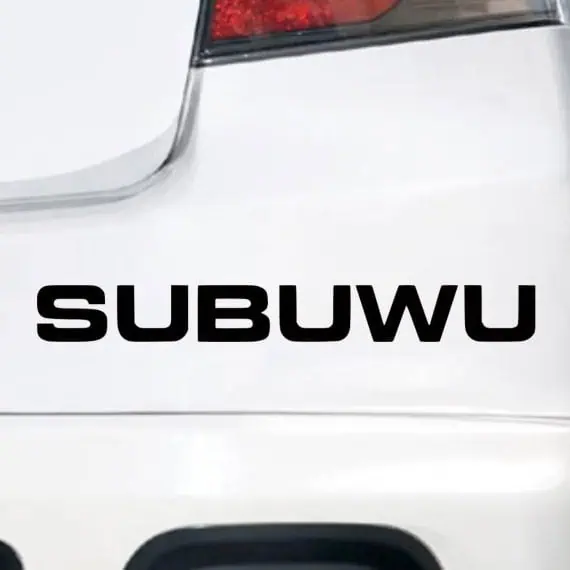Nalepka za avto Subuwu
