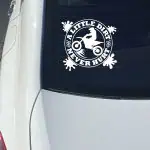 Nalepka za avto motocross A little dirt never hurt