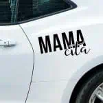 Nalepka za avto z napisom Mamacita