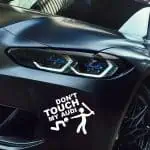 Nalepka za avto za audi Don't touch my AUDI
