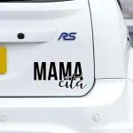 Nalepka za napisom za avto Mamacita