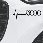 Nalepke AUDI BITJE SRCA