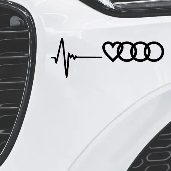Nalepke AUDI BITJE SRCA