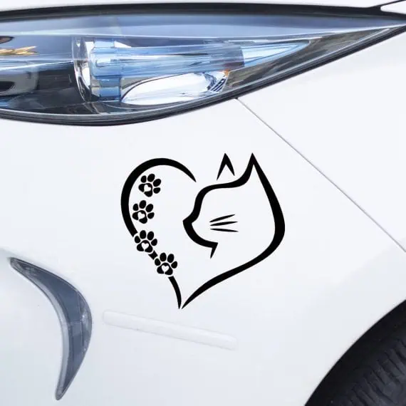 Nalepke Cat heart