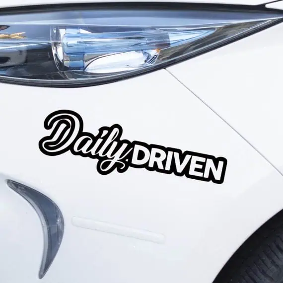 Nalepke Daily Driven za avtomobile
