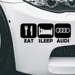 Nalepke EAT SLEEP AUDI