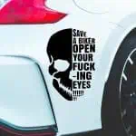 Nalepke Save a Biker Open your Fucking Eyes