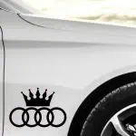 Nalepke za avto AUDI KRALJ