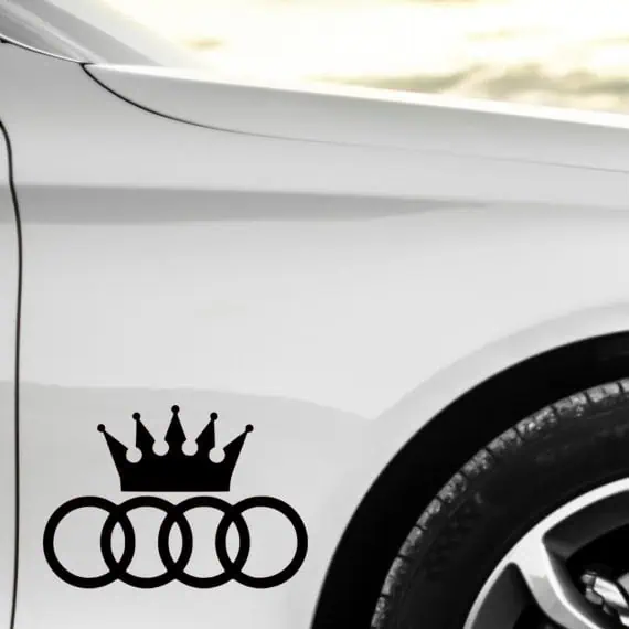 Nalepke za avto AUDI KRALJ