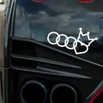 Nalepke za avto AUDI kraljica