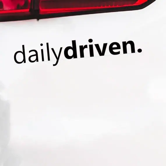 Nalepke za avto Daily Driven