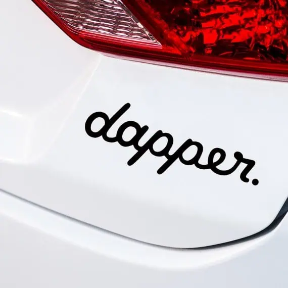 Nalepke za avto Dapper